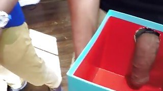 Bangllafuck - Teen chicks getting a surprise Dicks in the xmas box hot video